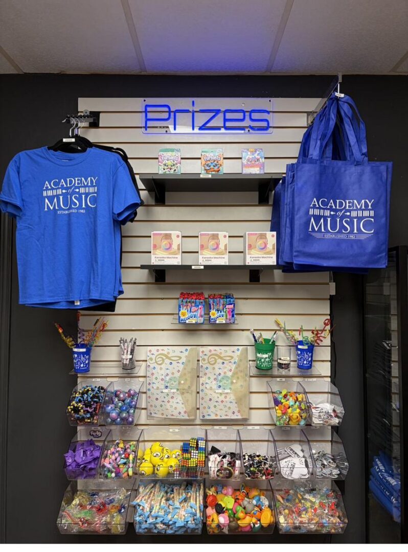 The Music Points Prize Wall at the Academy of Music